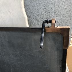 2  Large Bronze Framed Slate Blackboard 