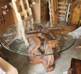 Custom Round Kitchen Table