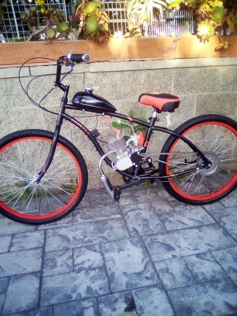 New 2 Stroke Motorized Bike 100cc.
