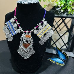 Egyptian Elephant Coin Choker 