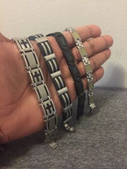4 Men Bracelets $160