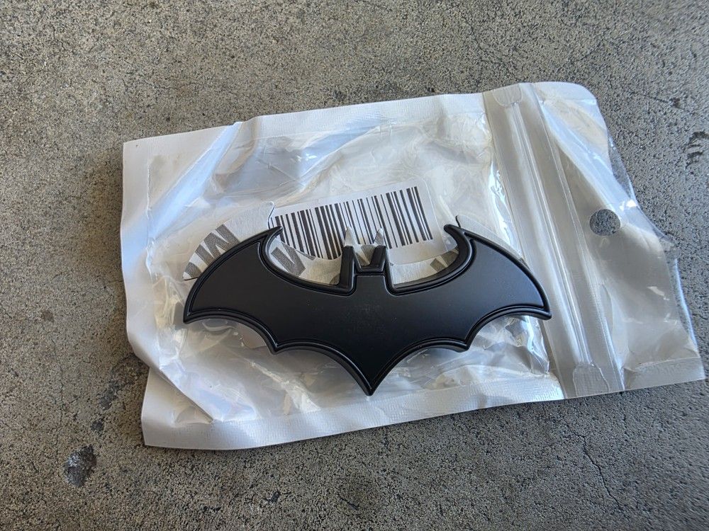 Aluminum Batman Emblem Badge Logo For Car Truck Suv