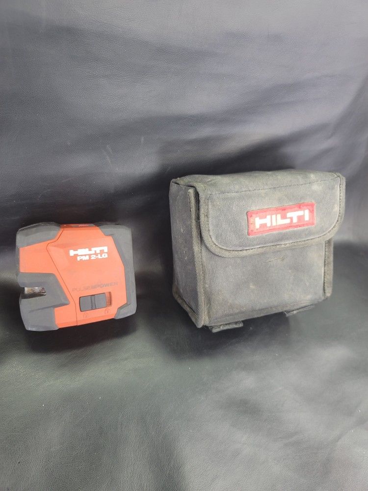 Hilti laser level PM 2-LG Line laser Laser W/ The Pouch Tool