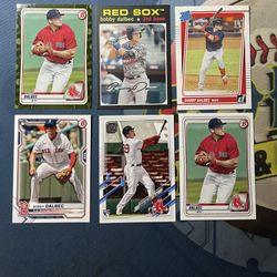 Bobby dalbec rookie card baseball card lot