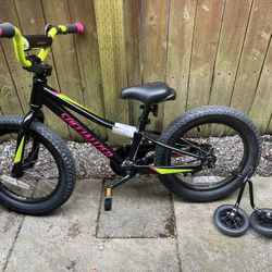 Specialized Riprock Coaster 16” Bike + Training Wheels 