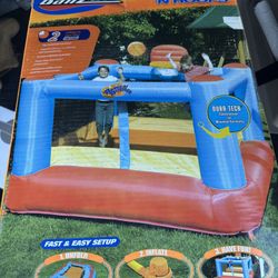 Banzai Bounce ‘n Hoops Play Area 8x8x5.4 Ft - New -Down from $345