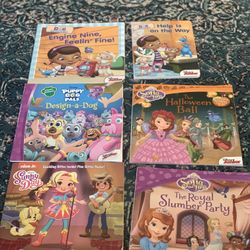Set of 6 Disney Junior & Nick Jr. Storybooks