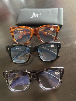 Jm Oprah Style Glasses set of 3 (+3.00)
