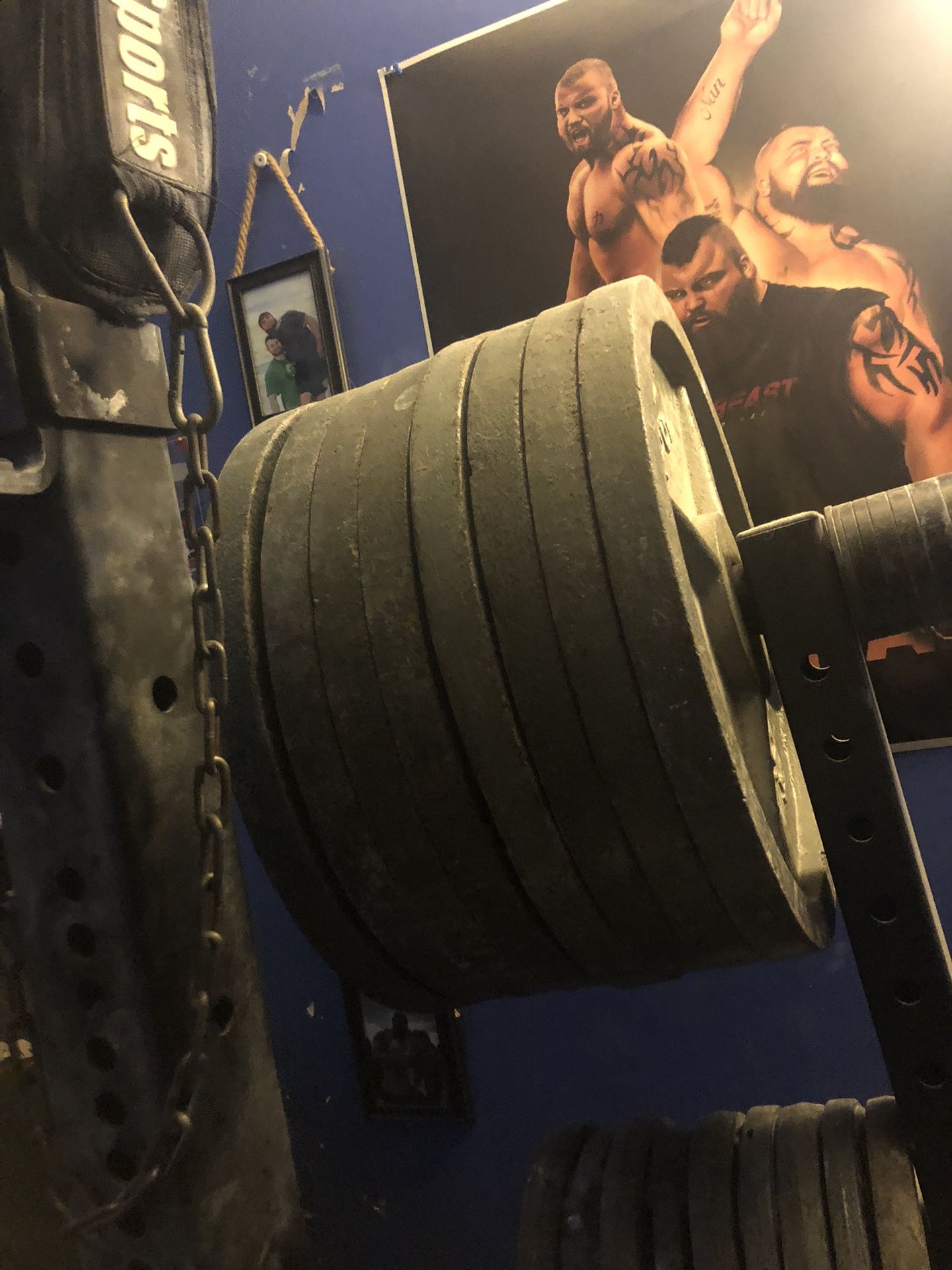 8 45 LB Used Barbell Plates 