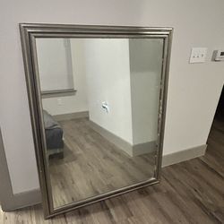 LARGE FRAMED WALL MIRROR