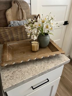 Pending Scalloped tray $15