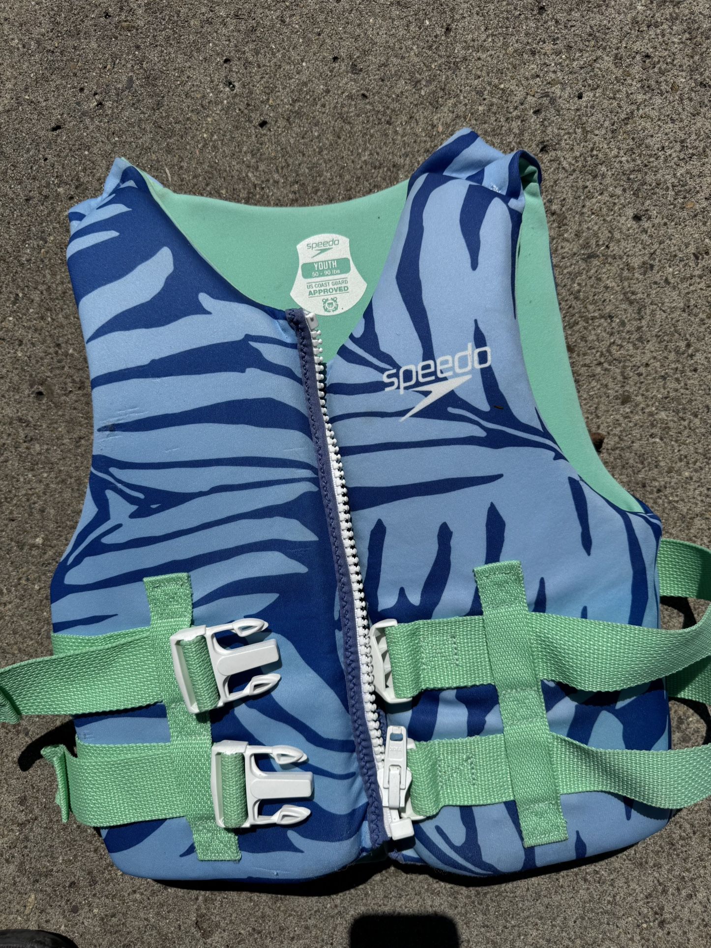 FREE SPEEDO YOUTH LIFE JACKET 50-90#