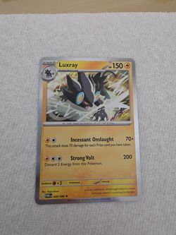 Luxray pokemon card