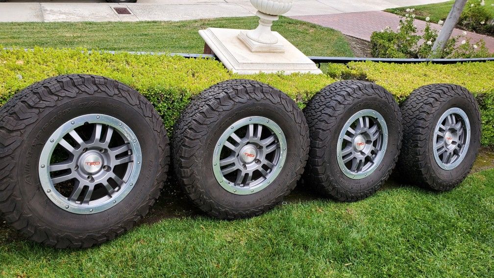Rock Warrior TRD wheels and BFG K02s