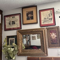Wall Art/ pictures with picture frames