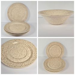 Homer Laughlin Country Sage Brown Speckled Dishes