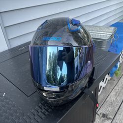 Large Strada 3, Blue Forged Carbon Fiber 
