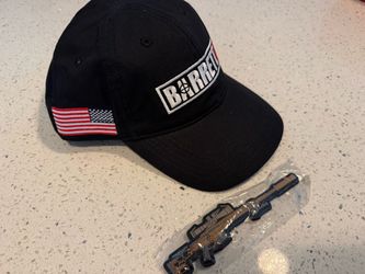 Barrett Men’s Hat /Cap  & Patch (lot Of 2 Items)