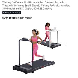 Treadmill With Handle 