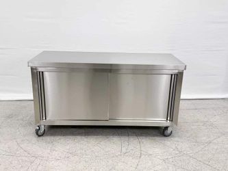 NSF 60in Stainless Steel Work Prep Table Cabinet HT-S-1500