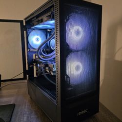 Custom Gaming PC - Ryzen 5 5600X, RTX 3060 Ti, 32GB RAM, 1TB NVMe, Custom Loop AIO - Excellent Condition!