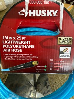 Husky 1/4 in x 25 ft Polyurethane Air Hose