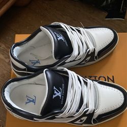 LV Trainer Sneaker White SS21 in 2023  Lv shoes, Sneakers white, Trainer  sneakers