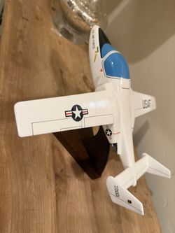 T-46 Eaglet Fairchild T46 Airplane Desktop Wood Model Big