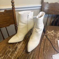 White Boots Worn Twice 
