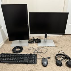 Dual Monitor PC Set