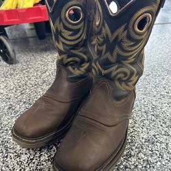 Georgia Boot Carbo-Tec Wellington work boots, size 8M