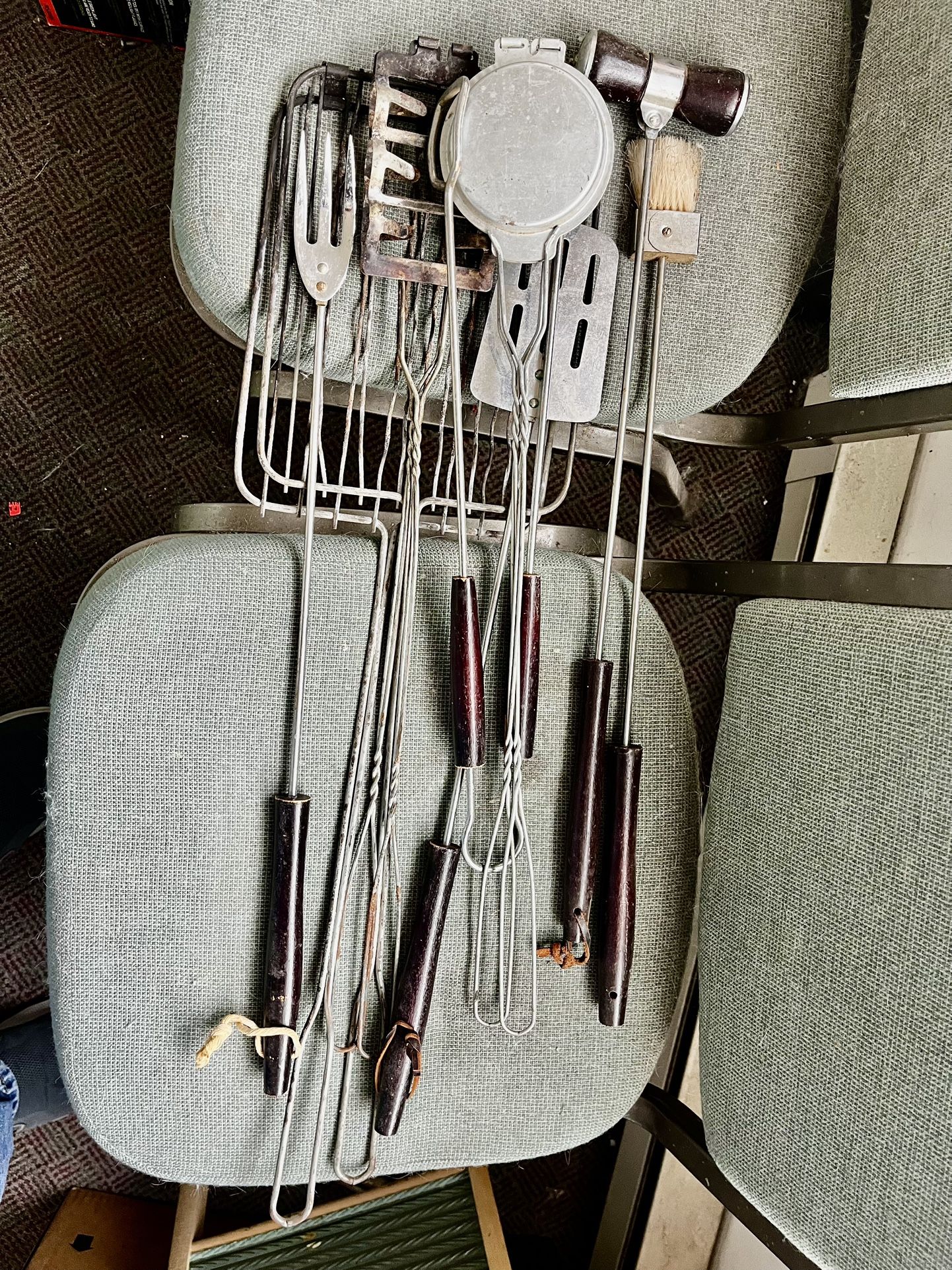 Vintage barbecue set