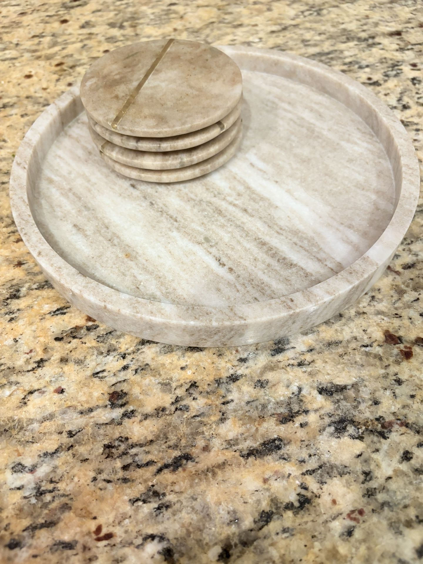 Tray and Coasters