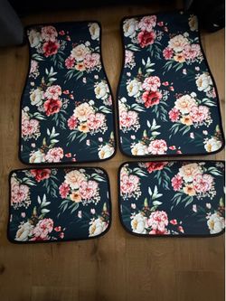 Car Floor Mat Set 4-Piece Universal Fit