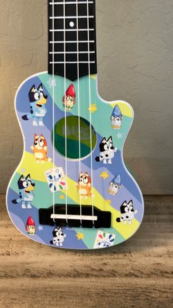 Bluey Toy Ukulele / Mini Guitar - Excellent Condition!