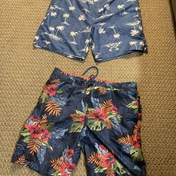 Mens  Swimsuits Size L $5 For Both