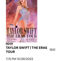 Eras Tour Movie Ticket