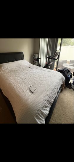 Bed frame and dresser