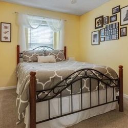 Queen Bed - Mattress, Frame, & Boxspring
