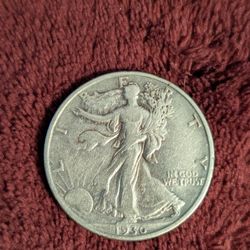 1936-D Walking Liberty Silver Half Dollar US