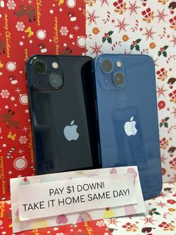 Apple iPhone 13 - Pay $5 DOWN AVAILABLE - NO CREDIT NEEDED