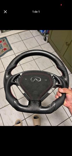 G37 carbon steering wheel