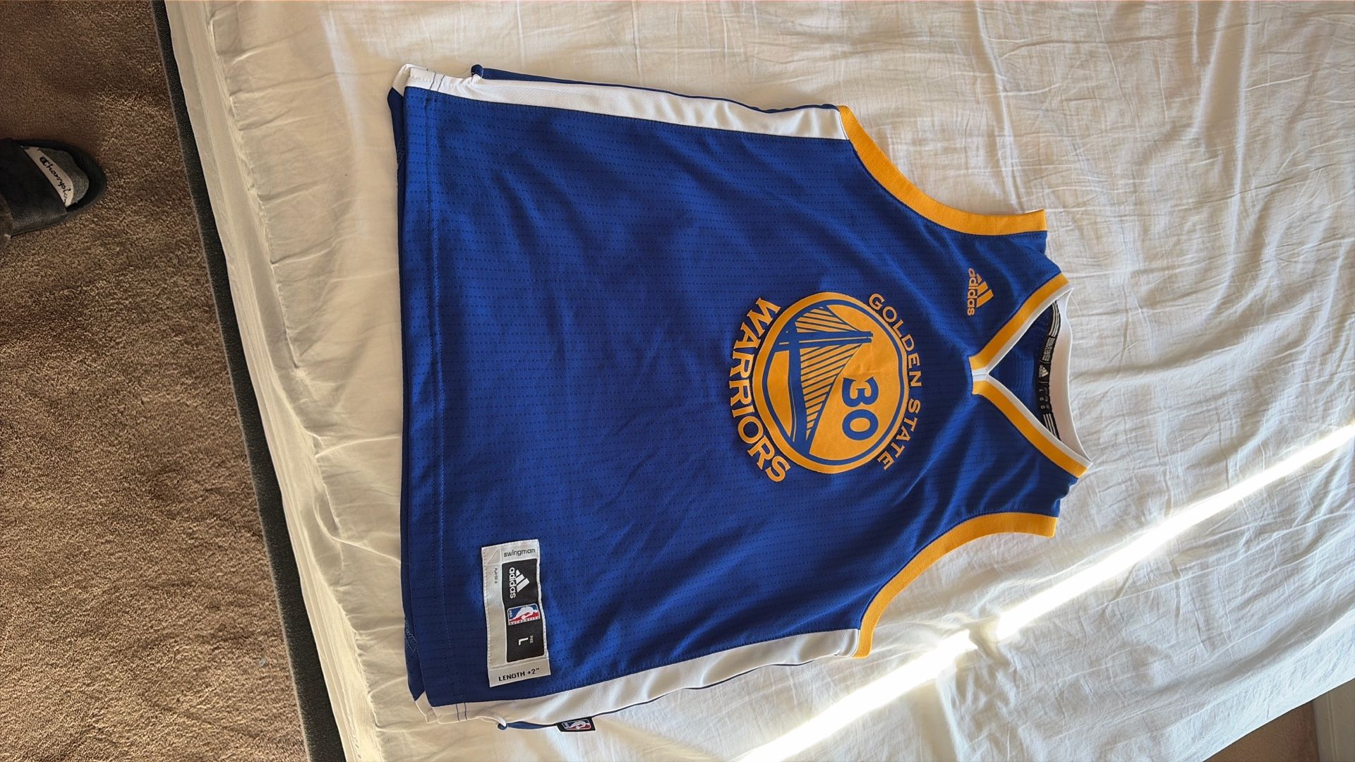 Steph Curry Jersey Size Large Kids