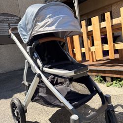 UPPAbaby Vista V2 Stroller/Convertible Single-to-Double System/Bassinet