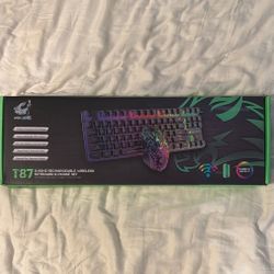 Ziyou Lang 787 2.4-GHZ Rechargeable/Wireless Keyboard And Mouse Set