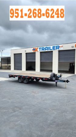 Teton 8.5x20 Flatbed Deck Over Trailer 14K GVWR