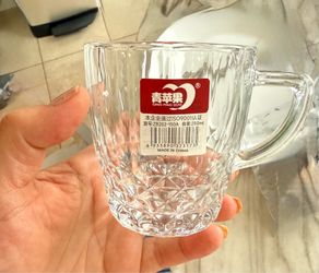 Brand New Deli Glass Tea Cups – Set of 6