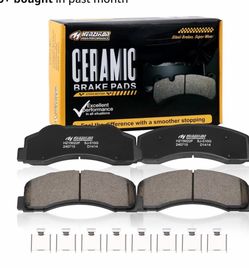 Ceramic Front Brake Pads Set Compatible with 2010-2017 Ford Expedition;Compatible with 2010-2017 Ford F-150;Compatible with 2010-2017 Lincoln Navigato