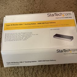 StarTech Triple-4k Monitor USB-C Docking Station