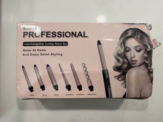 Professional Interchangeable Curling Wand Set